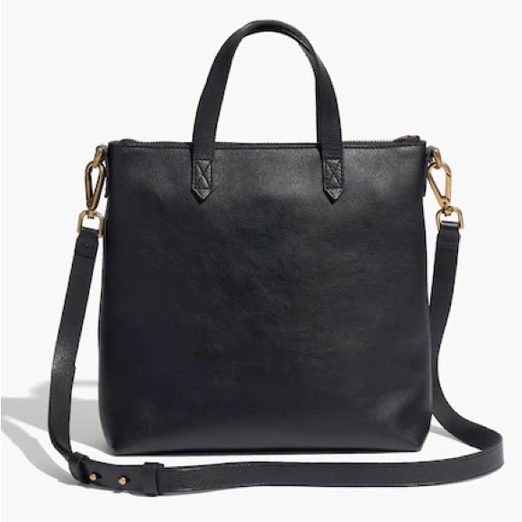 Madewell Handbags - Madewell Transport Cross Body Bag in True Black Leather